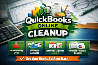 do quickbooks online cleanup and fix messy bookkeeping