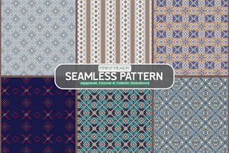design custom seamless patterns for fabric apparel
