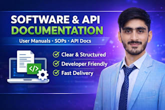 write software documentation, user guides and manuals