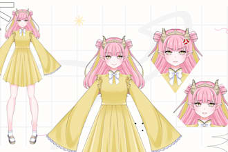 make custom vtuber design for you