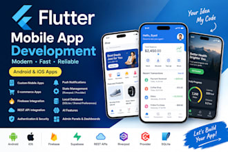 build mobile app in flutter