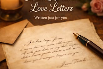 write a heartfelt and romantic love letter for you