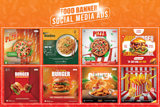 design food flyer, marketing flyer, takeaway menu, and restaurant instagram post