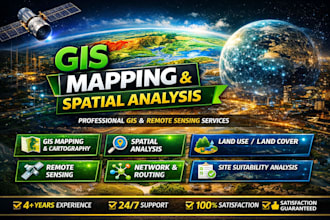 do your qgis arcgis mapping and spatial analysis