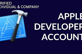 create apple developer accounts individual and company
