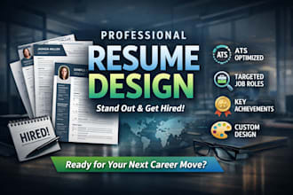 make professional resume or your curriculum vitae