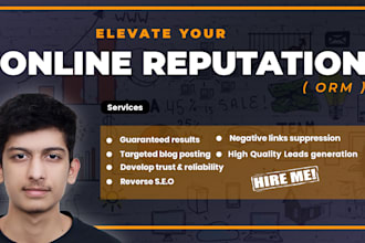 do effective online reputation management services ORM