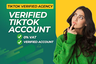 create verified tiktok agency account, approved ads account