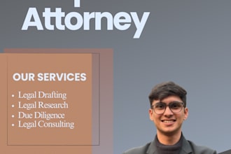 draft legal contracts and do legal research