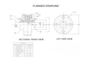 create professional 2d autocad drawings for mechanical parts