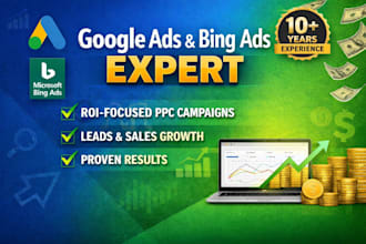 set up and manage microsoft bing ads campaigns for high ROI