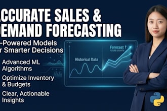 build a sales demand forecast model in python