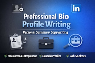 write professional bio profile writing personal summary copywriting
