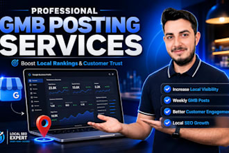 do monthly local seo service posts and gbp optimization for plumbers