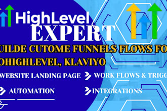 manage and setup gohighlevel website, emails SMS automation sales funnel expert