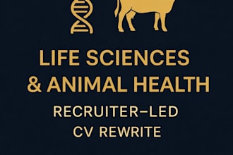 revamp your CV for life sciences and animal health roles