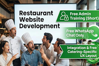 make professional catering website design and development
