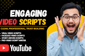 write engaging youtube video scripts that boost views and retention