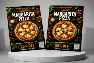 design modern food and beverage posters and flyer