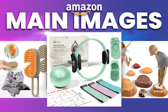 design an amazon main image optimized for higher CTR