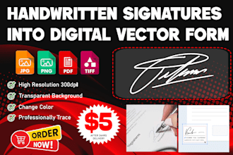 make your handwritten signatures into digital signature