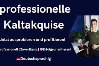do professional cold calls for you