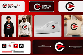 create business logo, brand identity design and branding kit