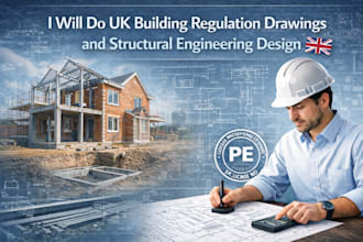 do UK building regulation drawings and structural engineering design