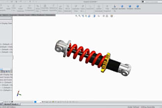 help solidworks on machine design, product design, assembly design, assigned