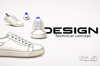 design custom footwear based on your requirements, ready for the prototype