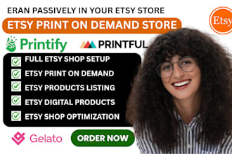 setup etsy print on demand store etsy shop printify printful print on demand