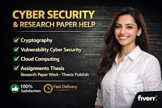 do cybersecurity, cloud computing, vulnerability, cryptography assignments