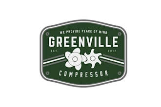 make retro vintage industrial logo for an industrial company