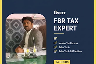 provide expert tax consultancy and fbr filing in pakistan