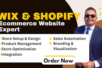 wix website design and redesign wix ecommerce website