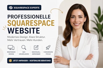 entwickle squarespace website design und squarespace websites