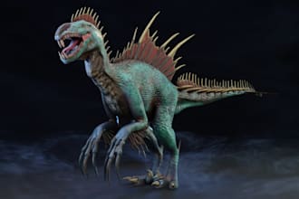 create 3d animal and creature characters for your project