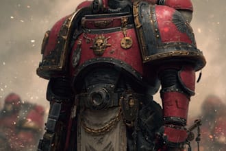 design an warhammer 40k art