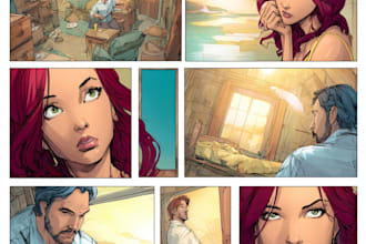 draw comic book graphic novel comic artist comic art nsfw as a comic artist