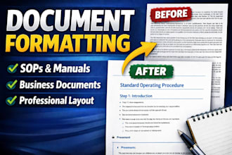 format and organize your sop or document professionally