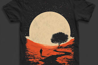 make vintage retro illustration for tshirt merch