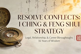 provide an I ching and feng shui strategy to resolve your conflicts