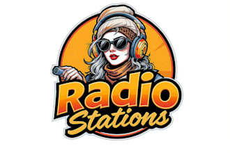 design a professional and unique radio station logo