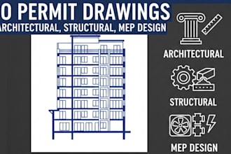 design house plans, autocad drawings, and city permit plans