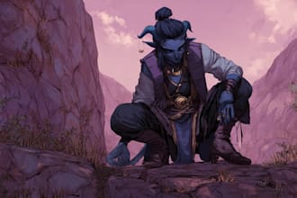 illustrate your ttrpg oc, vtm, fantasy, dnd character art