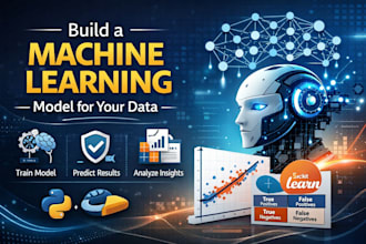 build a machine learning model for your data using python