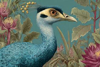 draw animal and botanical illustrations