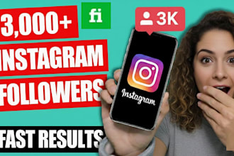 3k real non drop instagram followers in 24