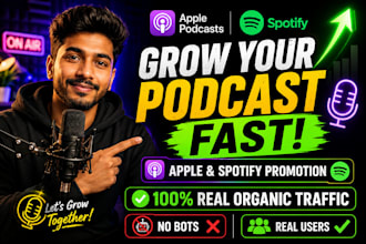 promote your podcast organically on spotify and apple podcasts