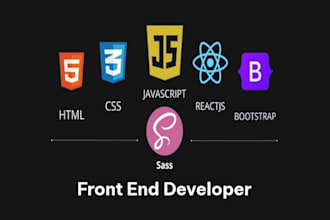 be your front end web developer